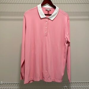 Coolibar UPF 50+ collared long sleeve polo sun protection shirt. XL